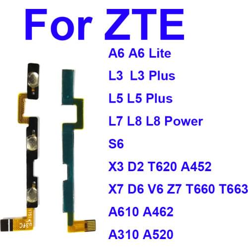 Genuine Power & Volume Flex Cable For ZTE Blade A6/A6 Lite A0620 A0622 Sound Volume Power Button Switch Accessory Parts