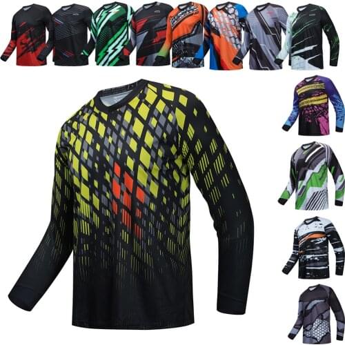 2021 Enduro Long Sleeve Racing Clothes Cycling T-shirt Mountain Downhill Bike DH MTB Motocross Jerseys Alpine F1 Team Motorsport