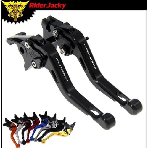 2 Finger Short Motorcycle Brake Clutch Levers For Ducati HYPERMOTARD 821 / HYPERSTRADA 2013-2015 2014 Shortys only w/handguards
