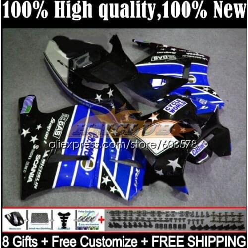 Body For HONDA VFR400 R V4 VFR400RR RVF400R VFR400R 1987 1988 34CL.157 RVF VFR 400 R RR 400R CC NC24 87 88 Fairings worlo black