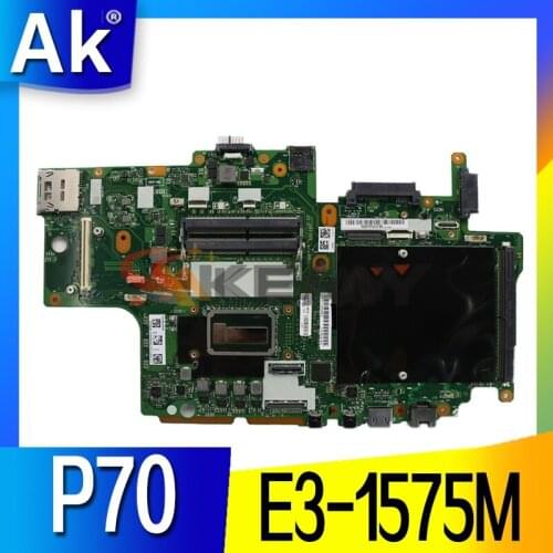 For Lenovo Thinkpad P70 laptop motherboard BP700 NM-A441 with CPU E3-1575M DDR4 FRU 00NY361 100% Fully Tested