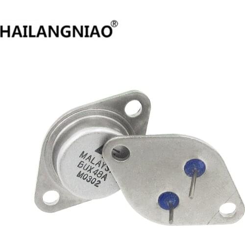 New 20 pcs NPN Silicon Power Transistors BUX48 BUX48A 15A 450V TO-3