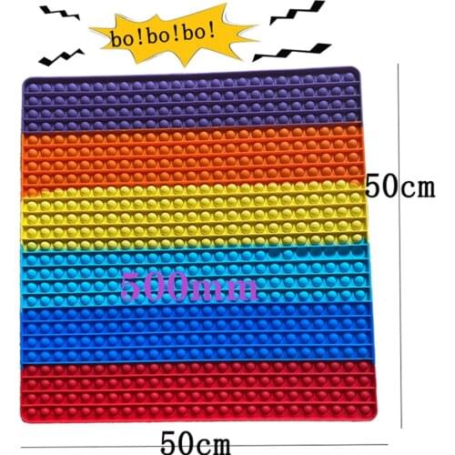 2021 50cmNew Super Big Size Push Bubble Fidget Toys Autism Needs Squishy Stress Reliever Toys Adult Kid Funny Anti-stress Fidget