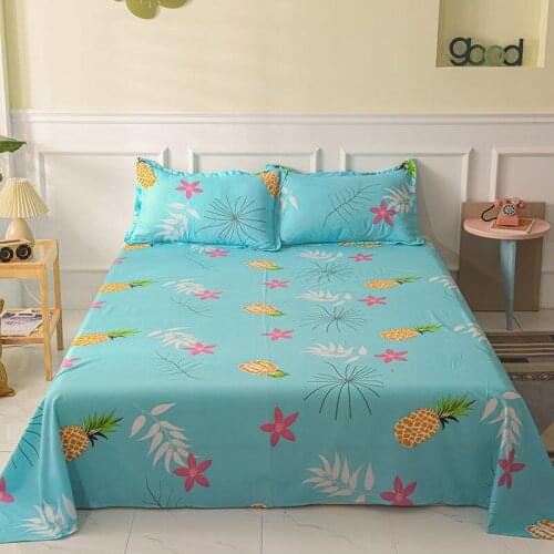Single-piece sanding and skin-friendly double single-person four-season universal cartoon bed sheet
