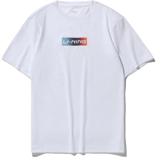 LINING 2021 New Summer Men And Women Couples Sports T-shirt Breathable Comfortable Fashion T-shirt AHSR589