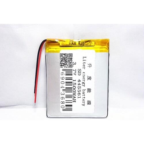 Polymer battery 1500 mah 3.7V 445561 smart home MP3 speakers Li-ion battery for dvr,GPS,mp3,mp4,cell phone,speaker