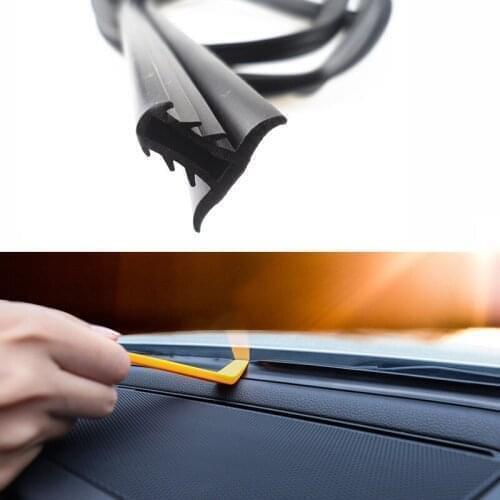 1.6m Car Windshield Sealant Dashboard Soundproof Rubber Seal Strip for Peugeot 206 207 208 301 307 308 407 2008 3008 4008