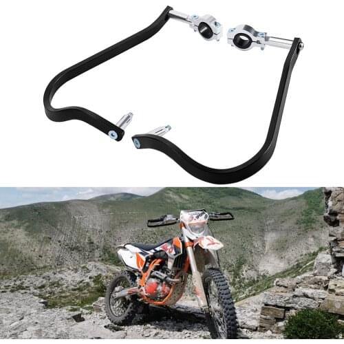 1 Pair 7/8" 22mm Aluminum Universal Motorcycle Hand Guards Motorcycle Motocross Dirtbike MX ATV Handguards Hand Bar Stand
