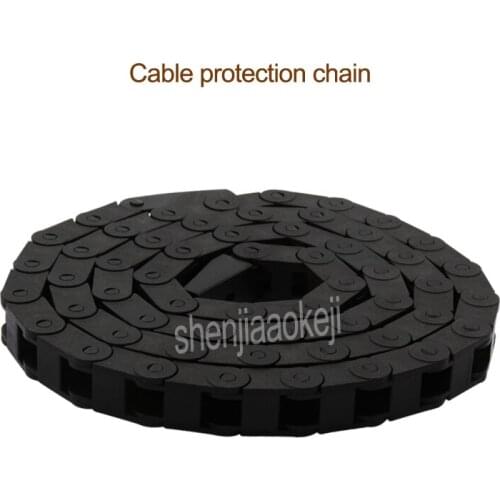 1PC 3D Printer Accessories Towline 7*7/10*10 Plastic Transmission Drag Chain For Machine Cable Drag Chain Wire Carrier Tool