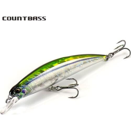 1pc COUNTBASS Sinking Minnow 45mm 70mm 80mm 95mm Hard Baits Fishing Lures Wobblers Jerk Your Baits Trout Bass Perch