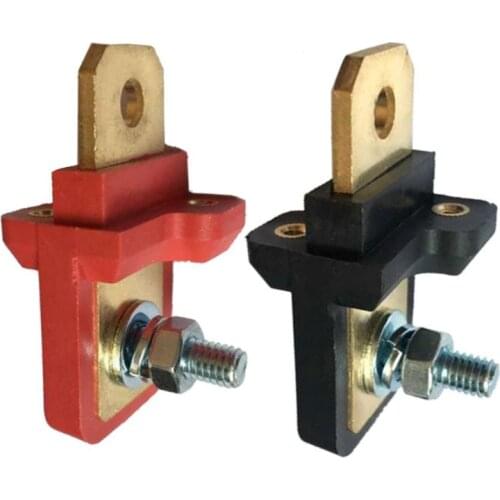 2PCS Black Red Connectors Terminals 150A Electrical Equipment for 3000W Inverter Y1AD