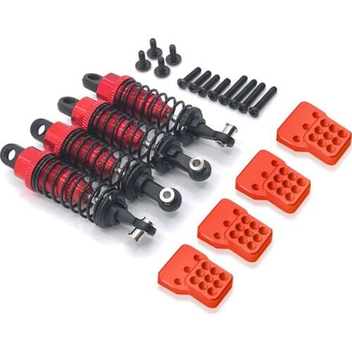 4 pcs/set Oil filled type Shock absorber for 1/16 1/12 WPL MN Henglong C14 C24 MN D90 D91 4x4 pick-up truck crawler hopup Upgrad
