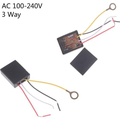 AC 100-240V 3 Way Touch Sensor Switch Desk light Parts Touch Control Sensor Dimmer For Bulbs Lamp Switch