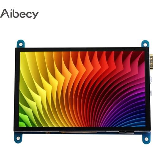 Aibecy 5 Inch HD Capacitive Touchscreen Display 800*480 Resolution Small Portable Monitor with USB HD Interface