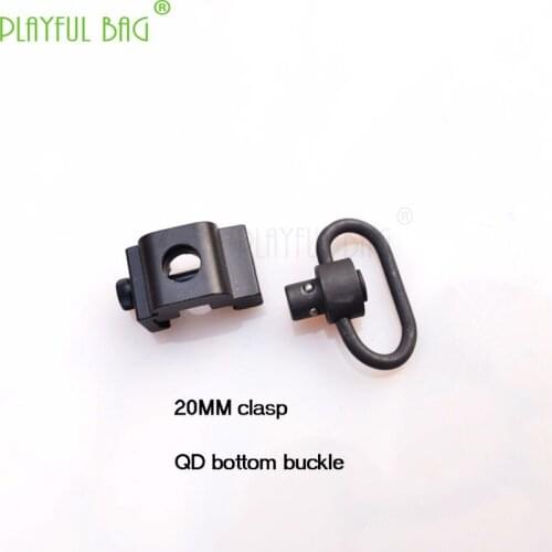 Outdoor activities CS Jinming 8 generation refitted M4 bd556 HK416 water bullet gun accessories QD task buckle strap buckle M14