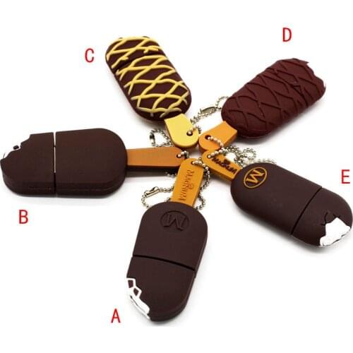 TEXT ME Cartoon 64GB cute Popsicle USB Flash Drive 4GB 8GB 16GB 32GB Pendrive USB 2.0 Usb stick