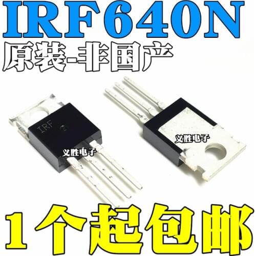 IRF640N New and original 640N TO-220 18A 200V Field effect tube MOSFET N MOS field effect tube N channel 18 a 200 v