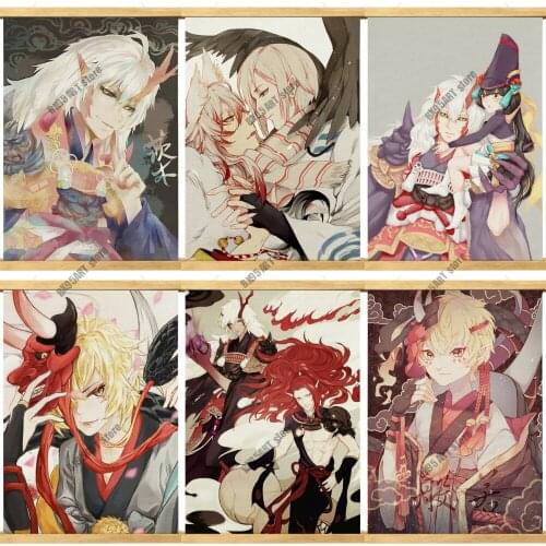 Canvas Painting Anime Poster Onmyoji Wall Art Nordic Posters and Prints Room Decor Pictures for Living Kids Home Decoration
