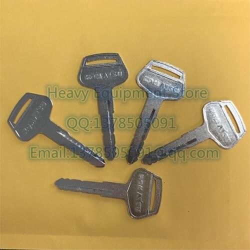 5 Pcs PC-7 Key For Komatsu Dozer Excavator Loader PC200-7 PC300-7 PC130-7 PC400-7 PC60-7 PC240-7