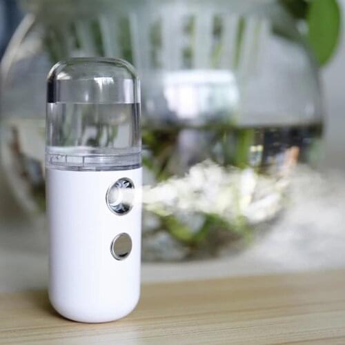 Small Mini Portable Refresh USB Nano Spray Hydrating Alcohol Large Capacity Spray Humidifier Fine Particle Mist Mute Portable