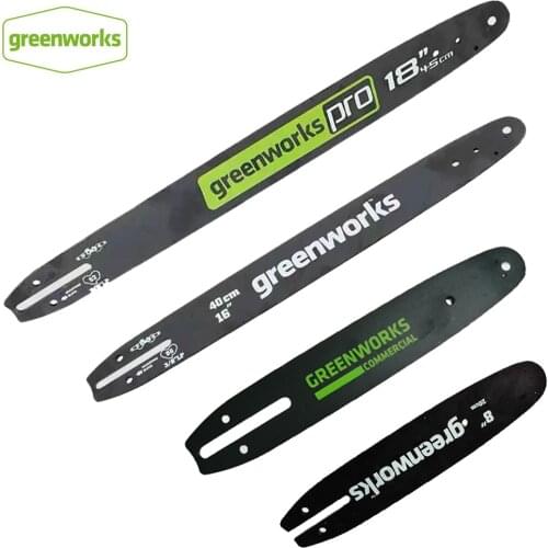 Greenworks Chainsaw Bars Low Kickback For 40v 80v 82v Polesaw Onehand Chain Saw Electric Saw Original Replacement Free Return