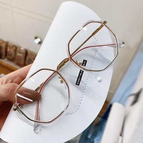 Blue Light Blocking Glasses Transparent Round Alloy Frame Fashion Computer Reading/Gaming/TV/Phones Glasses Lunettes Gafas