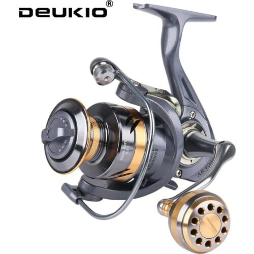 Fishing Reel 5.2:1 High Speed Max Drag 13kg Metal Spool Spinning Reel Saltwater Powerful Reel Carp Reel Bass Pike Fishing Tackle
