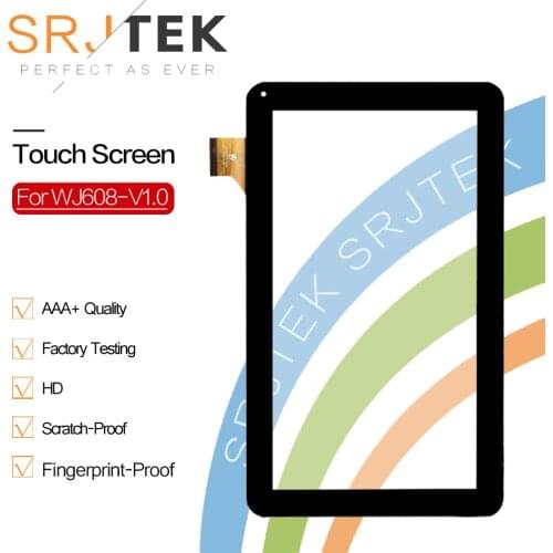 SRJTEK 10.1" inch For SUPRA M121G oysters T12 T12D T12V 3G WJ608-V1.0 WJ608-v2.0 Touch Screen Panel Digitizer Glass Sensor
