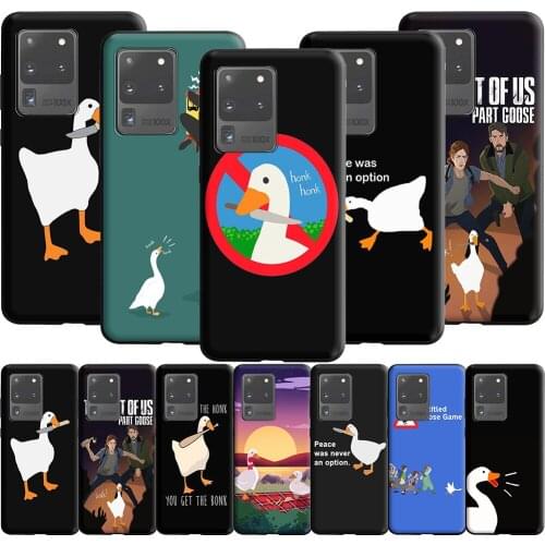 Untitled Goose Game Silicone Case for Samsung Galaxy Note 20 10 9 8 S20 Fe S10 S10E S9 S8 Plus Ultra Lite S7 Edge