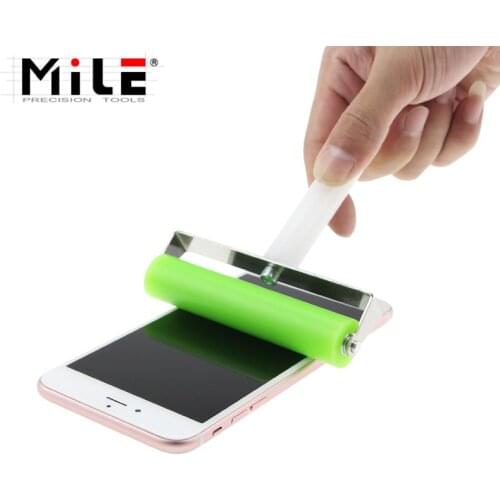 MILE 8/10cm 4" Thicken Silicone Roller Mobile Cell Phone Screen Protector Pasting Wheel LCD OCA Polarizing Tools