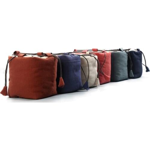 Japanese Style Lunch Box Bag Drawstring Lunch Bag Bento Tote Pouch Portable Lunch Box Storage Travel Picnic Tea Sets Bag