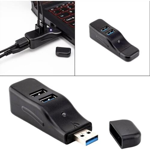 USB Hub USB Port Expander 4 Port USB 3.0 Portable for Desktop PC Laptop Fast Data Transfer USB Splitter Extension