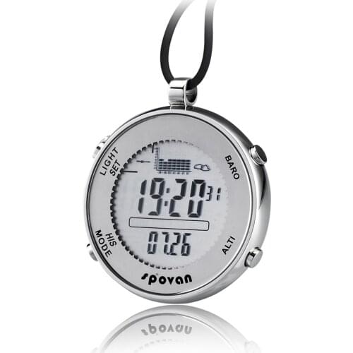 JUSHENG Spovan SPV600 Waterproof Digital Fishing Barometer Unisex Watch Suitable for Climbing Running Fishing and other sports