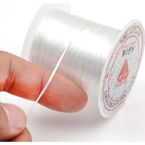 10m 1 Roll Fish Line Wire Clear Non-Stretch Strong Nylon String Beading Cord Thread Jewelry DIY
