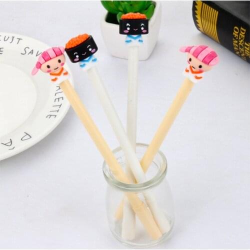 30pcs creative villain gel pen stereo black ink pen student stationery gel pen prize