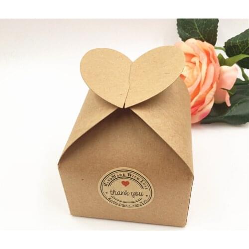 30Pcs/Lot Black Kraft Paper Packaging Boxes Wedding Party Festival Favor Handmade Gift Packing Supplies Small Paper Boxes