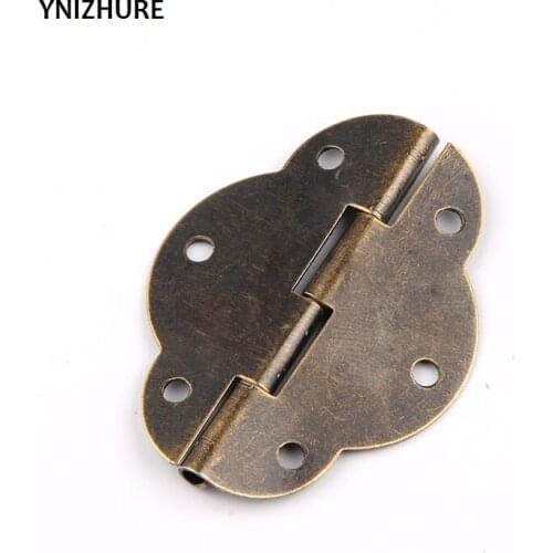 46 * 35MM oval box accessories antique hinge 6-hole lace olive hinge herrajes muebles sectional furniture connectors