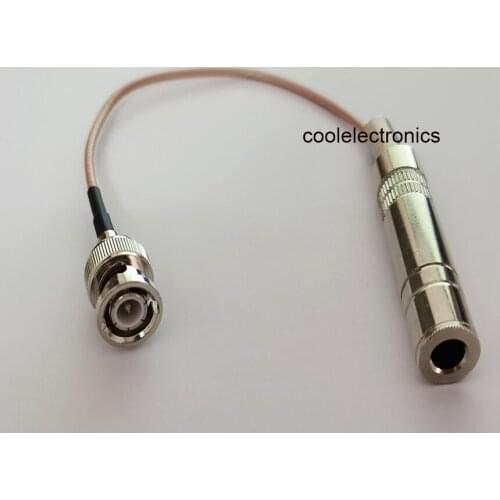 6.35mm Mono 1/4" Female to BNC Male Plug Connector RF Extension Pigtail Cable RG316 50ohm 15/20/30/50cm 1/2/3/5/10m