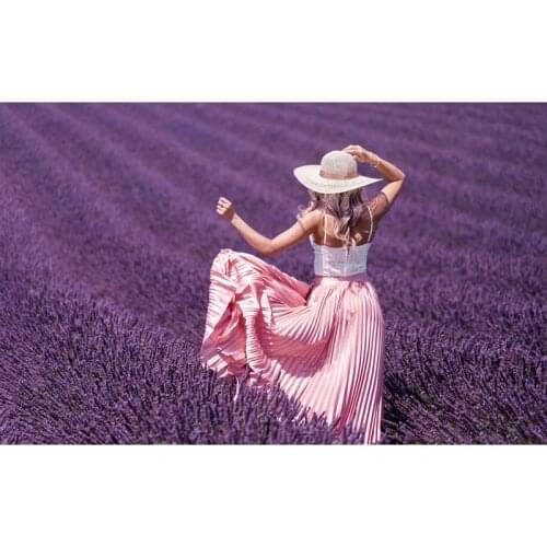 Full round Drill lavender and beautiful girl Diamond Painting Mosaic Cross Stitch Diy Picture Of Rhinestones ChristmasZP-936