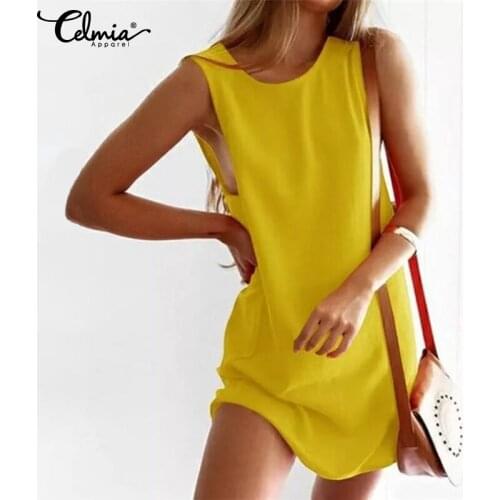 Простые летние платья Celmia China At AliExpress