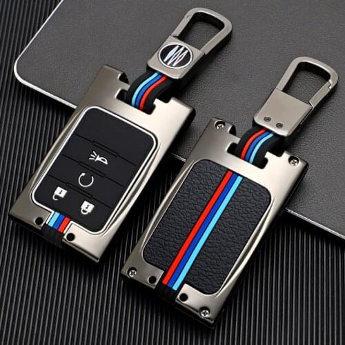 Zinc Alloy Car Key Cover For Chevrolet C7 Corvette Captiva 2014 Spark Onix Volt Aveo Sonic Smart Remote Key Case Keychain