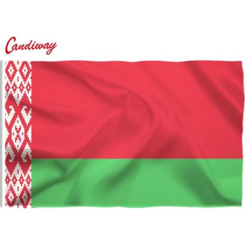 90 x 150cm Belarus flag parade activity holiday decorations banner belarus flag indoor and outdoor decoration NN035