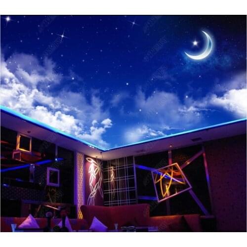 Custom zenith mural 3d ceiling murals wallpaper for walls 3 d Starry sky zenith suspended ceiling murals wall papers home decor