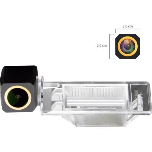 Misayaee Golden HD Car Rear View Reverse Camera Plate Light for Peugeot 408 308 307cc 301 Peugeot RCZ 307 Cross 2C Hatchback In