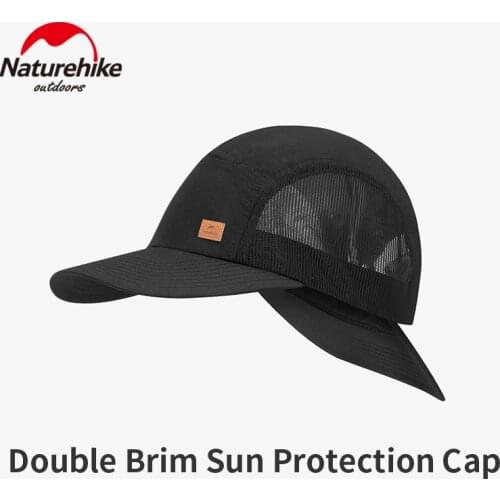 Naturehike Outdoor Summer Fashion Mens Hat Ultralight Double Brim Sun Protection Sports Leisure Cap For Camping Fishing Hiking