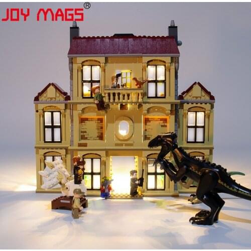 JOY MAGS Only Led Light Kit For 75930 Indoraptor Rampage at Lockwood Compatible With 39118 10928 , NO Blocks Model