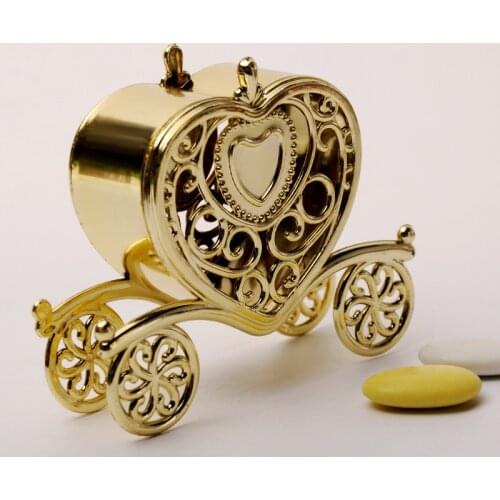 Chocolate Candy Box Wedding Party Favours Gift Box Wedding Supplies Wholesale Creative Romantic Heart Carriage Couch Sweets