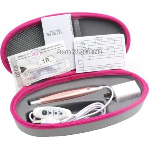 Professional Semi-permanent Tattoo Pen Machine for EyebrowLip MTS Rotary Tattoo Gun for Tattoo Cartridge Microblading 1RL 3RL