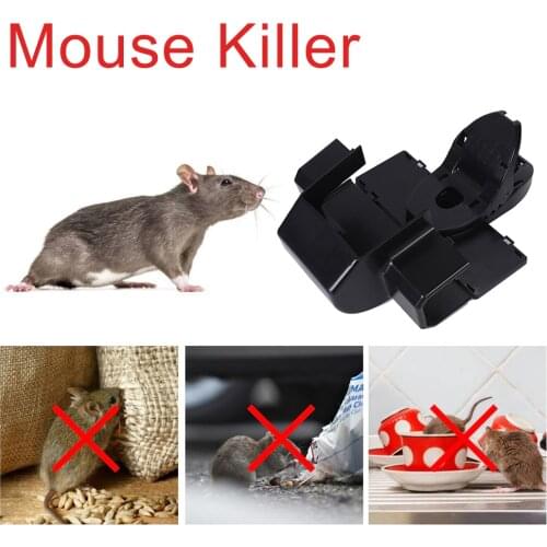Reusable Plastic Rat Traps Mice Mouse Killer Mousetrap Bait Snap Spring Rodent Catcher Pest Control Safe for Pet and Baby