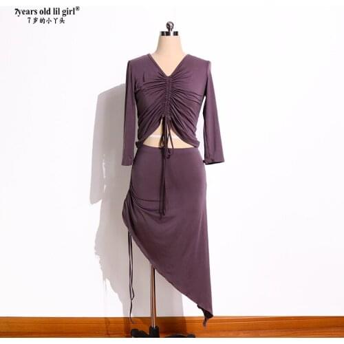 Modal Bellydance Costume 2pcs Set Top&Skirt New Model Hot Sale Women Belly Dance Suits Performance Wear Short